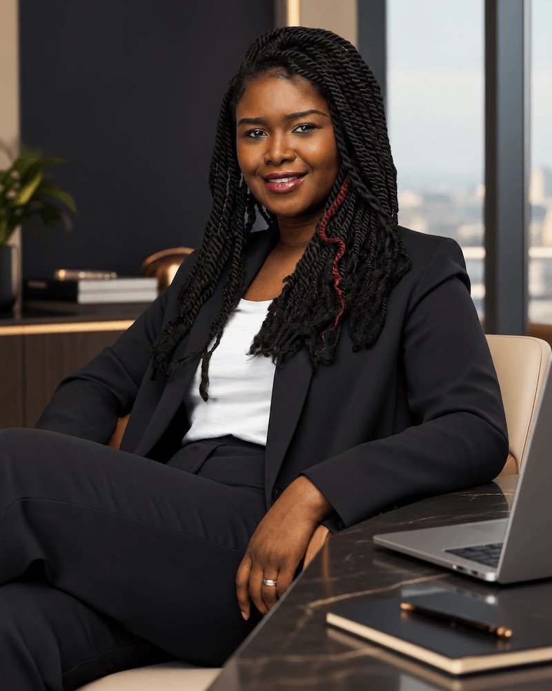 Aïssata DIALLO MERICO à son bureau